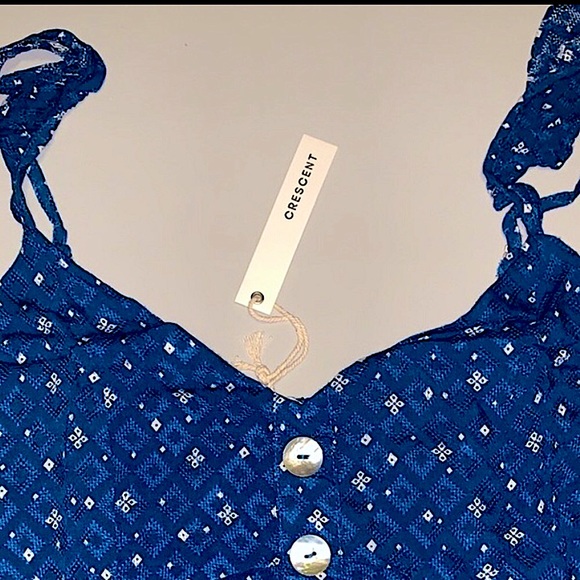 ✨NEW Crescent Jumpsuit with Beautiful Details Rust Blue Black  😍 - Picture 5 of 12